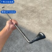 极窄304不锈钢圆管压纹浴室玻璃门拉手卫生间隔断推拉移门把手100