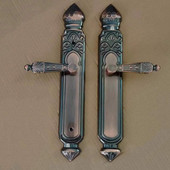 双开关大门假拉手通用型门把手防盗门机械锁具假把手不带锁孔通用