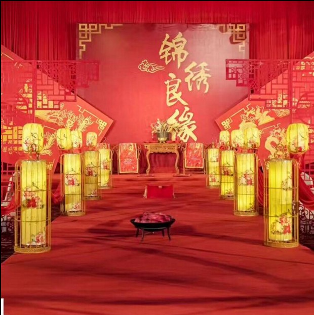 婚庆道具中式婚礼鸟笼路引婚庆布置摆件装饰