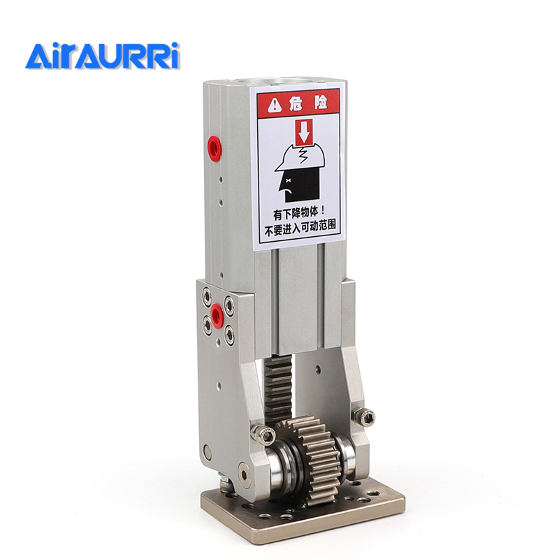 机械手侧姿组气缸配件大全齿轮式直角反转90度翻转机构HCFC