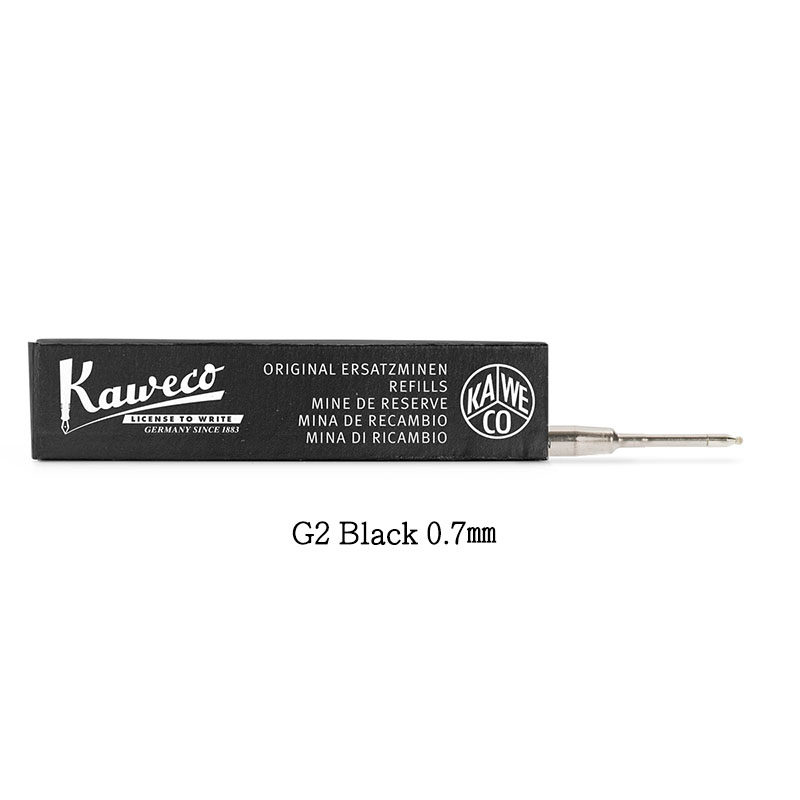 德国Kaweco签字笔宝珠笔圆珠笔笔芯0.7黑色蓝色#规格:欧标G2#