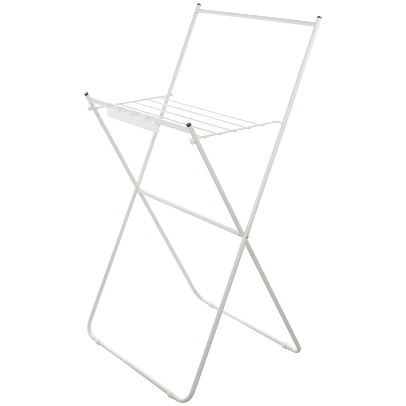 飘窗晾衣架小型折叠落地室内阳台家用小尺寸简易晒衣架子浴巾挂架