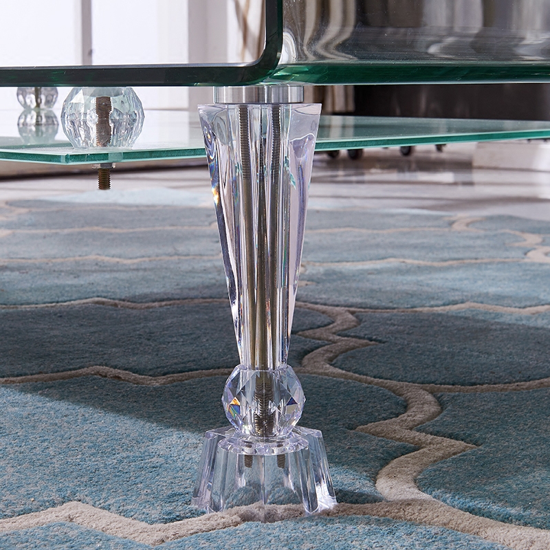 玻璃茶几长方形迷你小户型现代简易小桌子茶几桌简约客厅茶桌创意