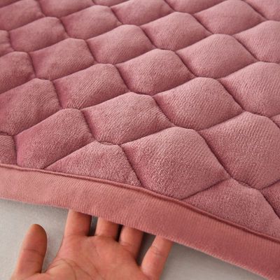 冬季床垫软垫加厚保暖床褥子珊瑚法兰绒宿舍单人毛毯垫被