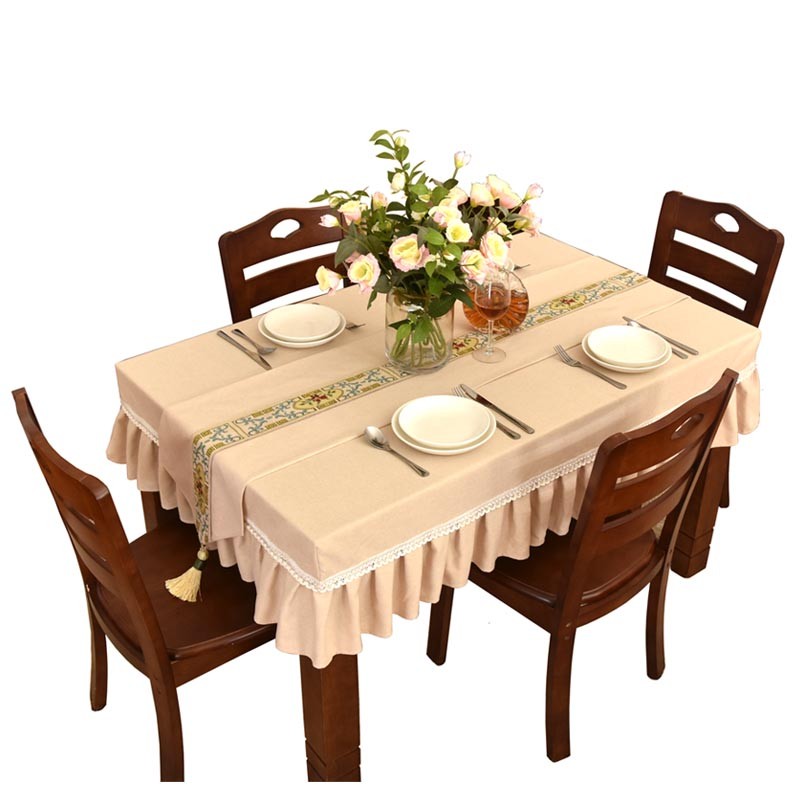 简约高端纯色桌子罩餐桌布方形办公室台布椭圆形长方形茶几定制