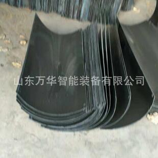 搪瓷溜槽输送设备光滑抗粘矿山工程物料转运溜槽溜槽安装配套组件