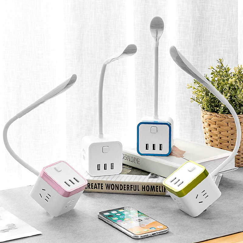 USB插座台灯排插带小夜灯多功能家用转换器面板多孔插板带触控灯,电子/电工,转换插头,淘宝优惠券,粉丝福利购,淘宝优惠卷