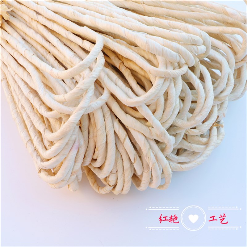 玉米皮单股绳 编织工艺品diy原材料 玉米皮绳 玉米皮制品 草绳