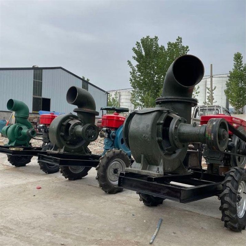 HW混流泵柴油抽水机大流量农用灌溉农田排涝8寸10寸大功率移厂家