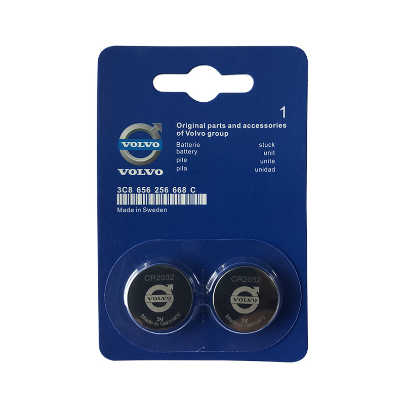原装沃尔沃S0 XC0 SL V0 V xc90汽车钥匙电池CR230