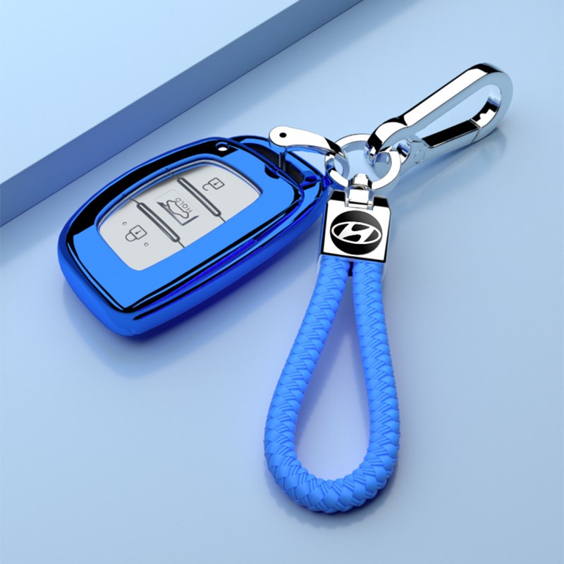 适用北京现代钥匙领动朗动名图索纳塔瑞纳ix悦纳途胜汽车壳扣