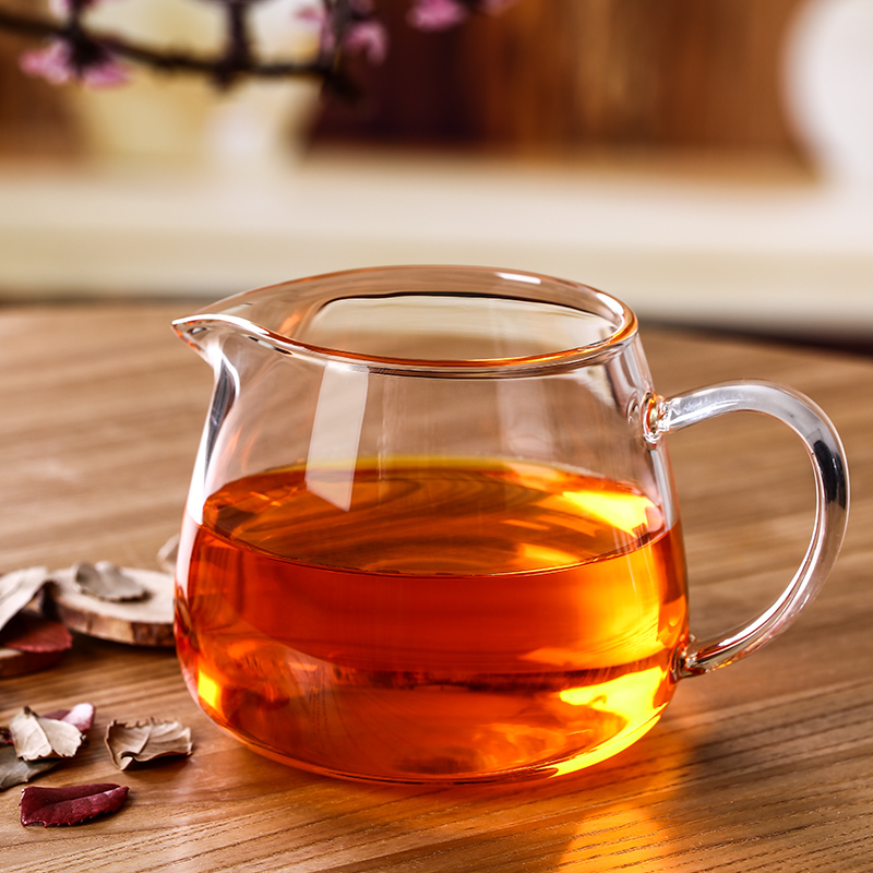 北大史透明玻璃公道杯纯手工加厚耐热倒茶分茶器功夫茶具茶海公杯