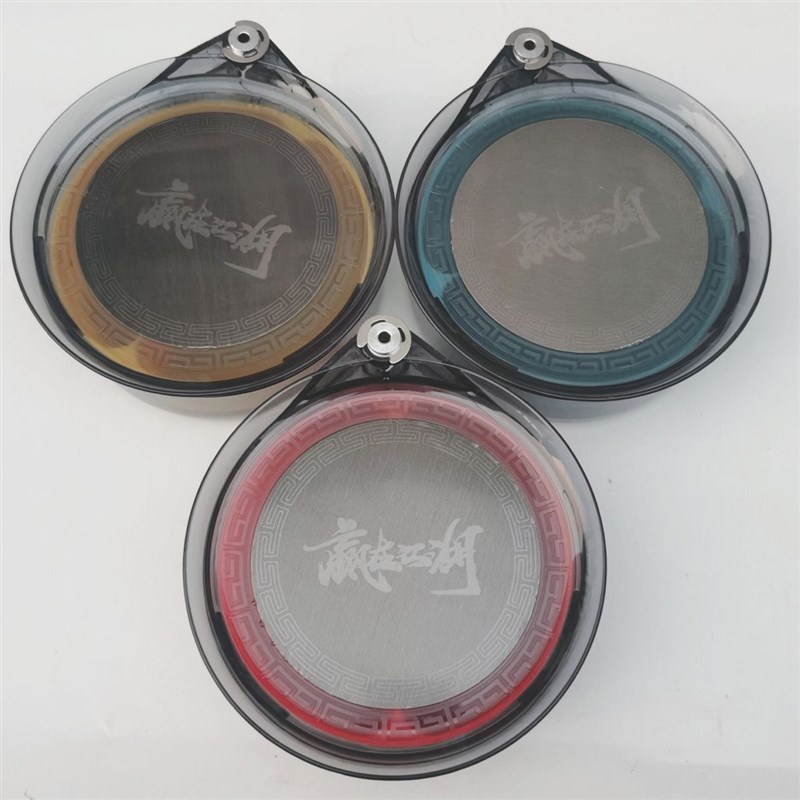 全磁饵料盆拉饵盘强磁拉饵盒分格款钓箱钓椅通用型开饵盆地插卡扣