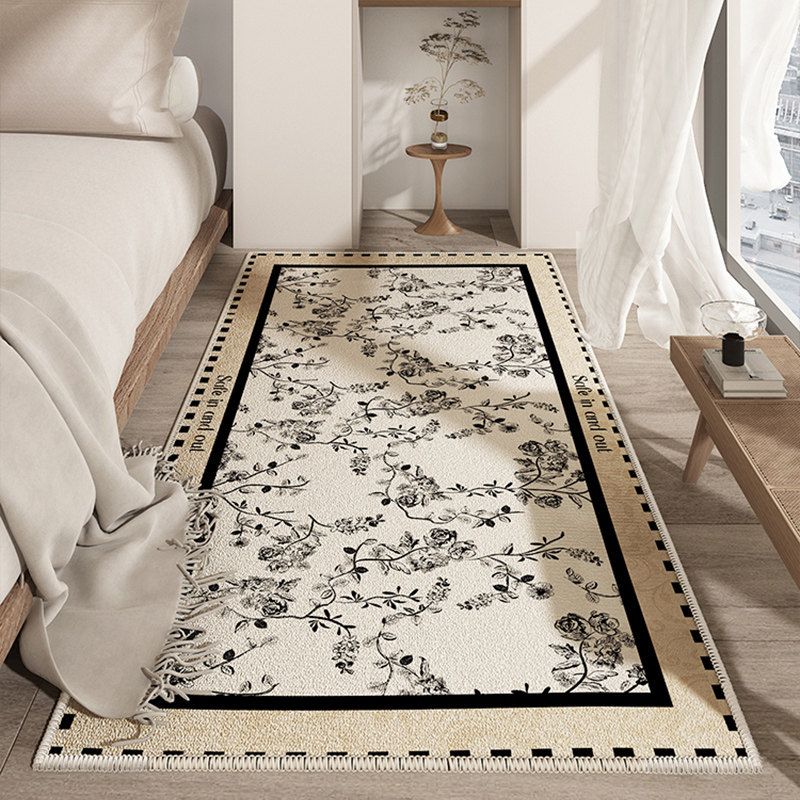 防水防污牀边毯卧室地毯法式高级衣帽间房间牀前牀下地垫防滑定制,居家布艺,床边毯,淘宝优惠券,粉丝福利购,淘宝优惠卷