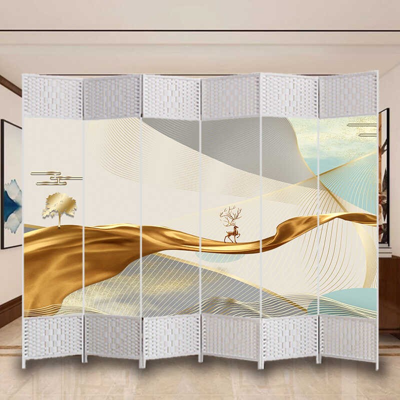 屏风隔断入户玄关客厅现代简约移动折叠卧室简易装饰假墙遮挡家用