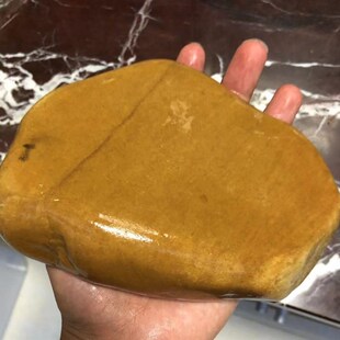 乌龟晒背石天然黄蜡石水龟巴西龟晒台发色石头攀爬休息装饰物造景