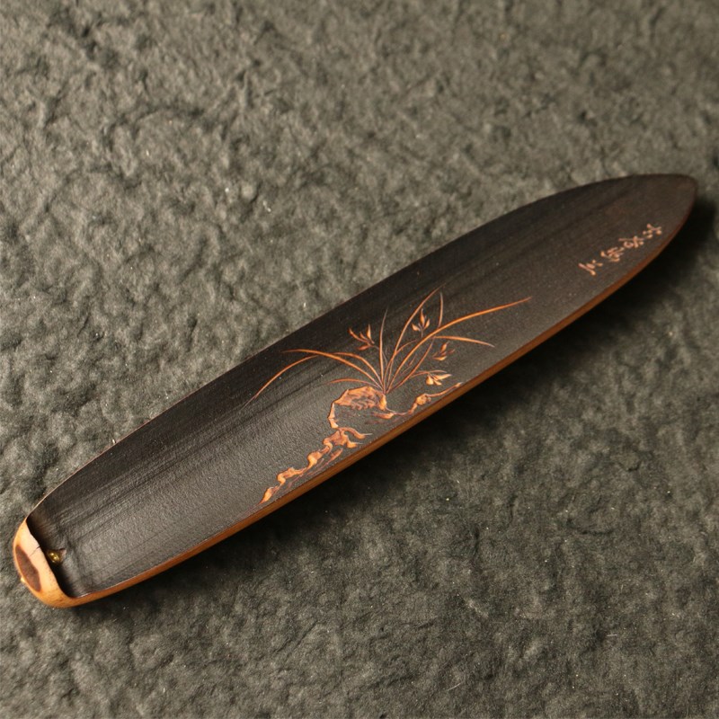 百年老煤竹老料纯手工精工雕刻香道香器香插竹雕工艺品摆件香具