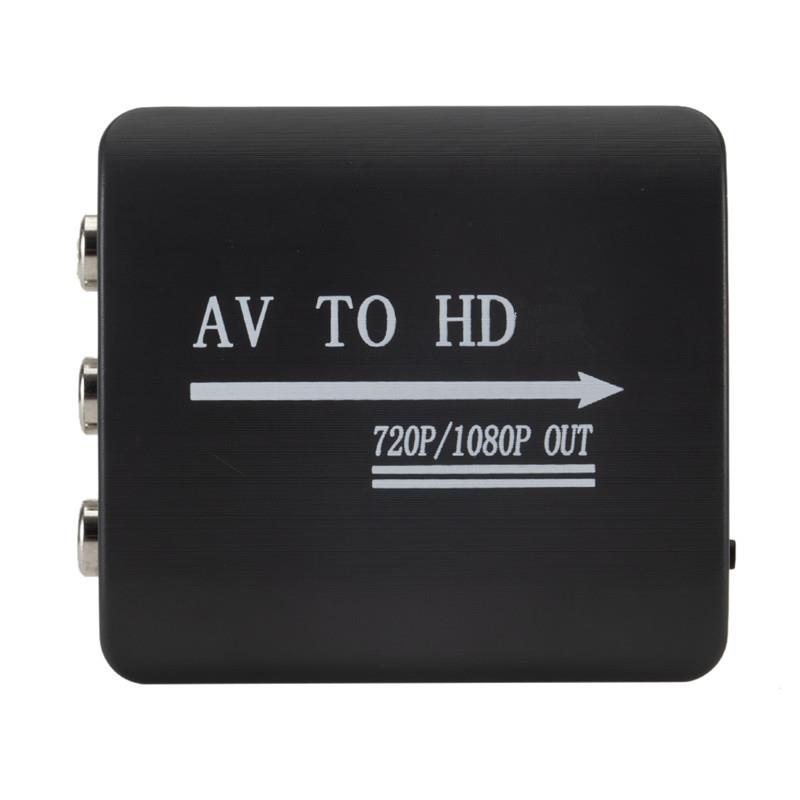 AV TO HDTV视频转换器 高清1080P CVBS RCA AV转HDTV 迷你AV2HDTV