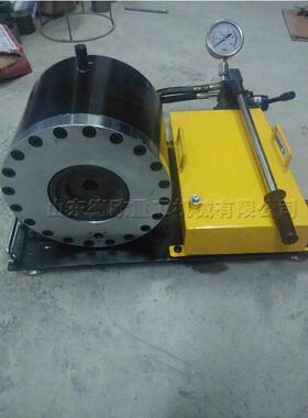 LM-400手动五金加工缩管机 小型胶管扣压机 桌椅床脚灯柱锥管机