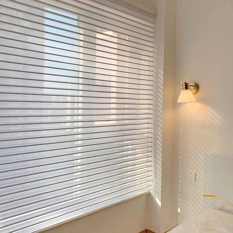 星朵香格里拉帘免打孔升降梦幻窗帘办公室书房飘窗客厅遮光不透人