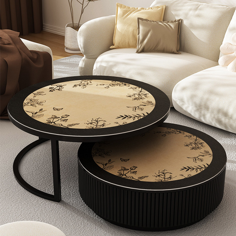 中古风茶几垫子圆形茶几遮丑布防烫餐桌垫桌布防水防油免洗圆桌垫,居家布艺,桌布,淘宝优惠券,粉丝福利购,淘宝优惠卷