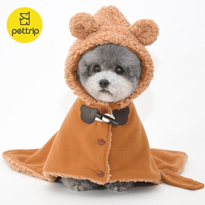 宠物外出小披风狗狗睡觉小毯子秋冬加厚毛绒小毛毯泰迪柯基睡袋