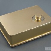 土豪金无源前级全铝机箱 配豪华全铝旋钮