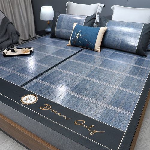 竹席凉席夏季裸睡草席学生宿舍单人双面冬夏两用席子可折叠冰丝席