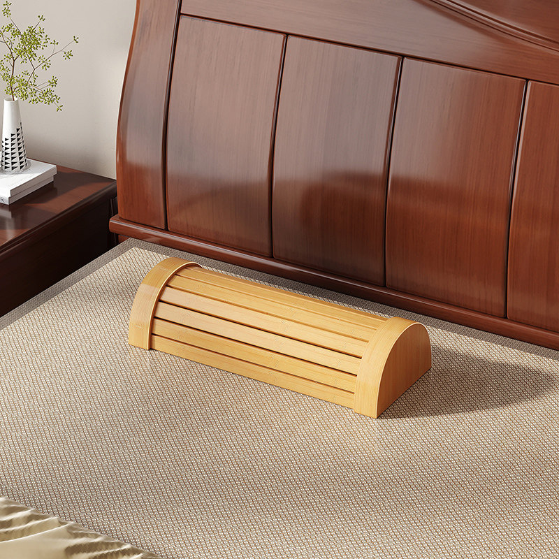 楠竹枕头夏季凉枕U型枕半圆竹筒硬枕不塌陷护颈椎专用助睡眠腰枕