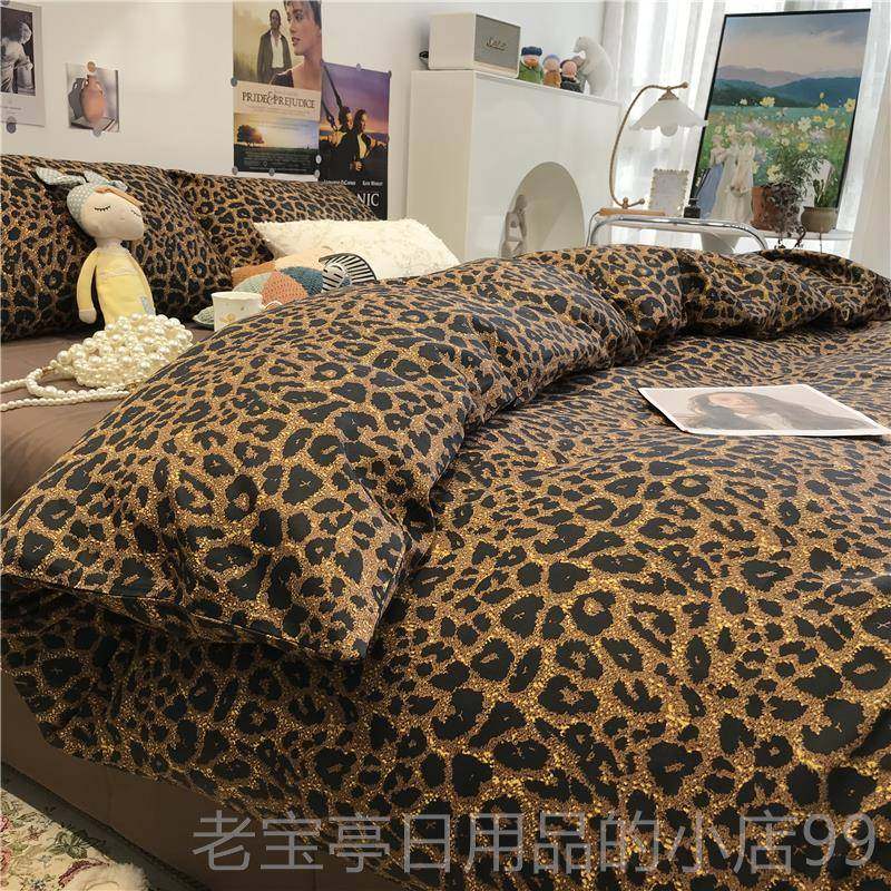 正品ns0棉s长绒棉丝滑床上四件套全纯棉被6野性文艺北欧i欧美式1.