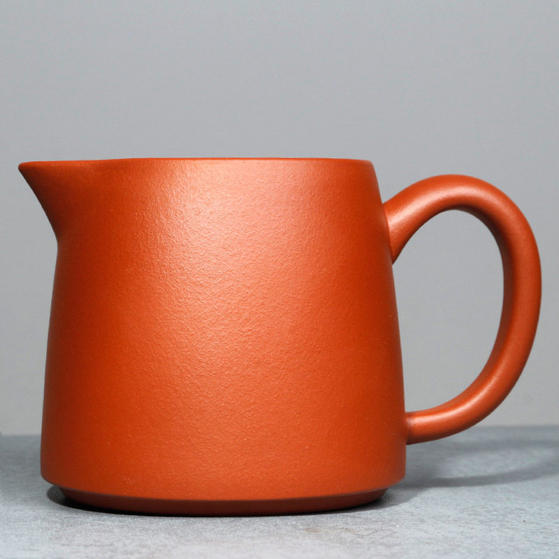 宜兴原矿梨皮朱泥紫砂公道杯分茶公杯装茶器大容量功道杯茶漏套装
