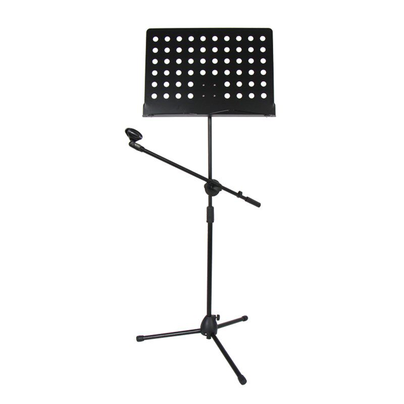 吉他谱架带话筒乐谱一体加粗加厚升降折叠便携式学生家用曲谱架子