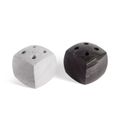 菲尼其意式 大理石台球杆架家用落地可移动白色黑色原石桌球杆插架