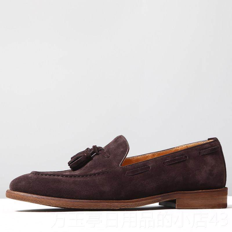 高档Trd春夏新款麂皮男皮鞋男英式覆古福鞋士流苏拖鞋男士商务休,流行男鞋,乐福鞋（豆豆鞋）,淘宝优惠券,粉丝福利购,淘宝优惠卷
