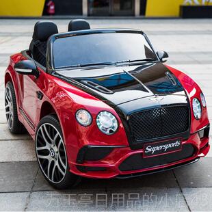 高档双座人儿童电动车四轮遥控汽可坐双宝宝越野车车电车贝瑞佳宾