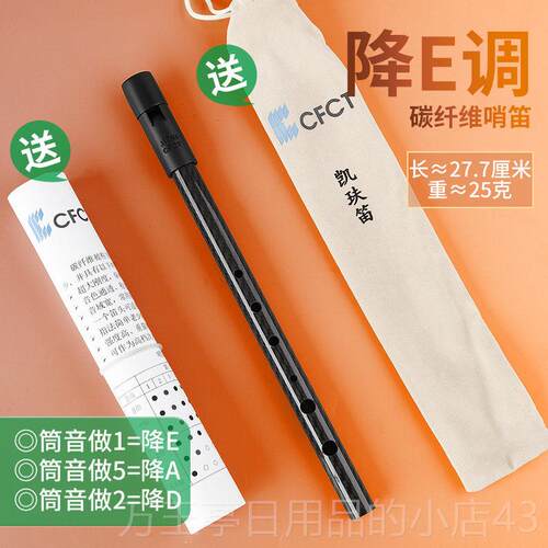 高档尔兰哨笛初学者学入门生口笛6孔cd调风笛新款金爱直笛笛子乐