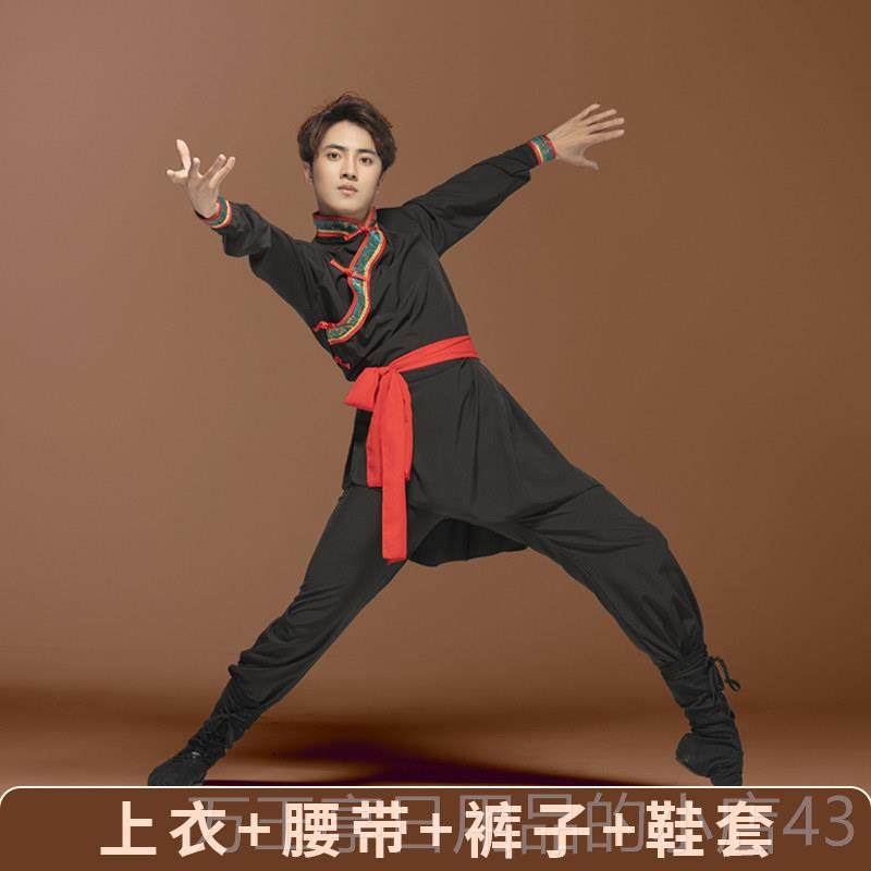 高档蒙古骑舞服装成人男舞台演跤服少出数民族马艺考练功服摔舞服,男装,唐装,淘宝优惠券,粉丝福利购,淘宝优惠卷