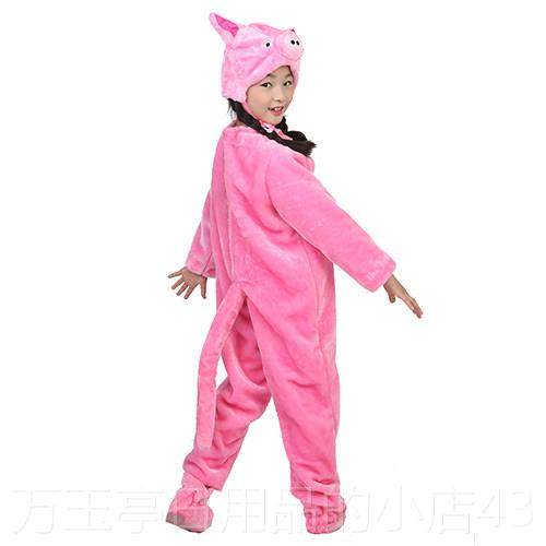 高档六一小猪表演服幼儿园节目三只小猪亲子舞蹈服装童儿动物演出