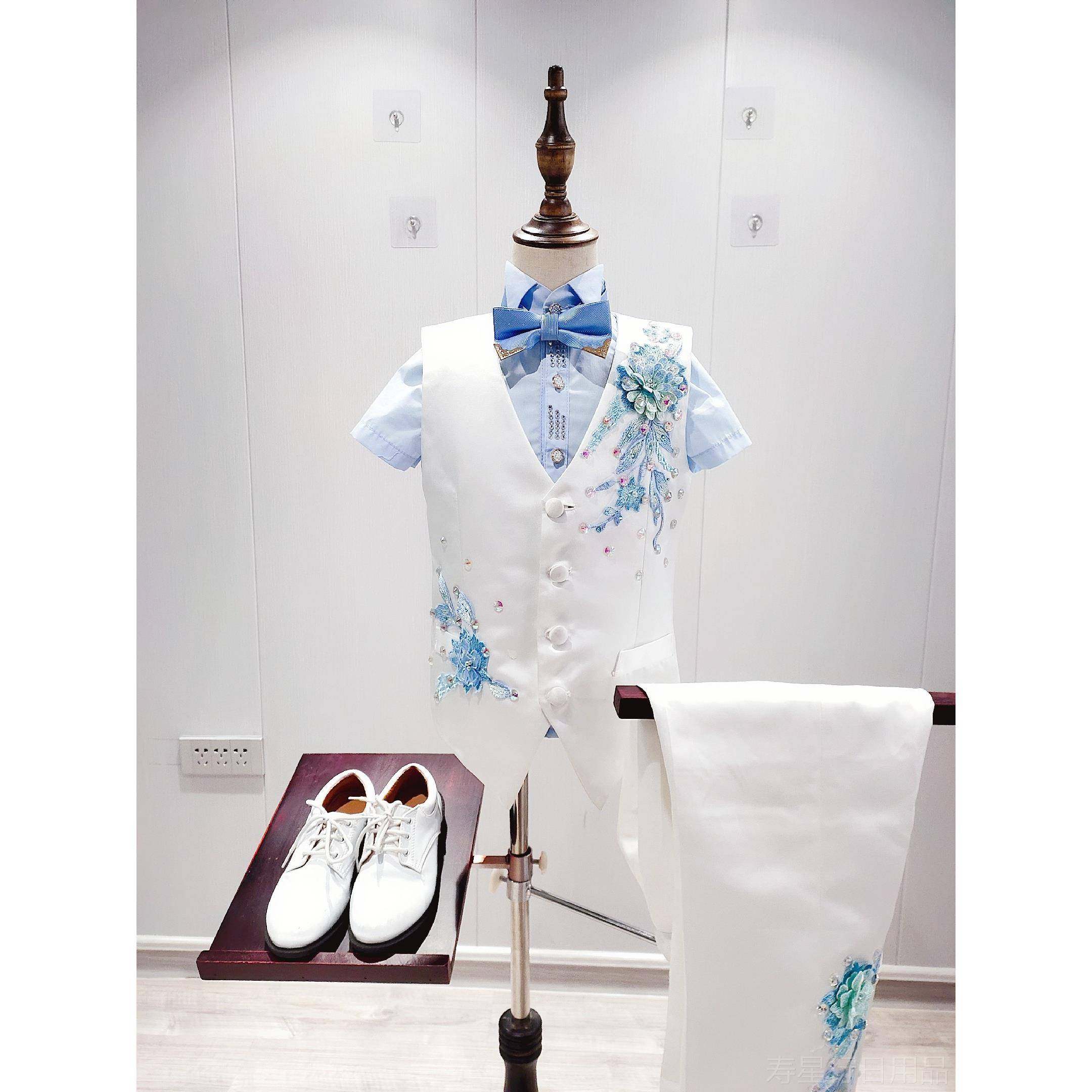 正品儿童西装装白学色男童袖衬衫马甲缎短面礼服主持人钢套琴演奏,童装/婴儿装/亲子装,儿童礼服,淘宝优惠券,粉丝福利购,淘宝优惠卷