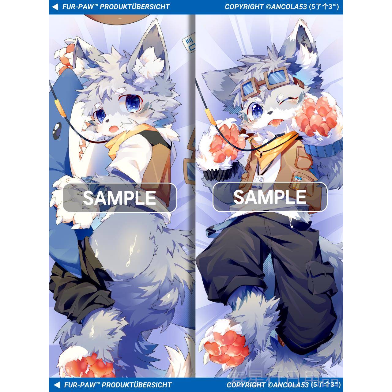 正品把野兽抱回家！毛茸室茸的周边毛茸的天鹅绒爪子实验5件个真