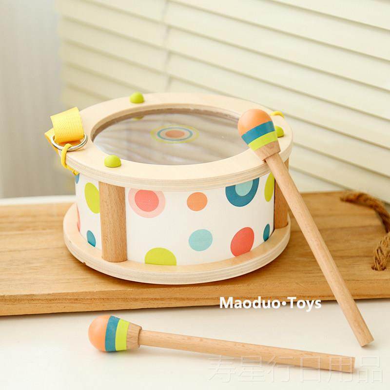正品婴儿鼓儿童奥尔器夫乐打击乐木琴五色彩虹手琴鼓刮痧蛙面音乐