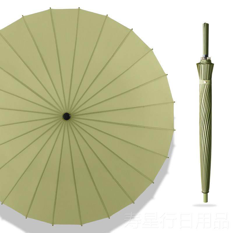 正品男士雨伞直号双人加固直柄抗风暴雨大专用大骨伞长把杆长柄24