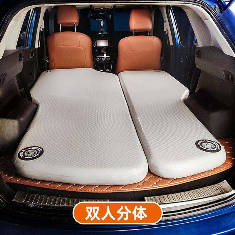 汽车丝车拉载床垫前排排后长方形营便携001进口露拉丝充气床垫