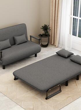 小户型沙发功床两2用DZB折叠单人多能双人公简易布艺204新款办室