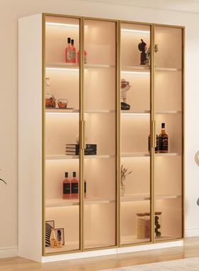 柜示柜展白色玻璃酒柜客厅靠IBL酒墙置物架高物档柜子柜轻奢储柜