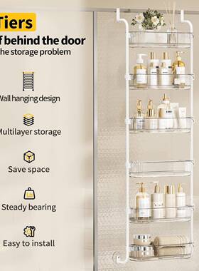 免门后挂门钩收纳架打孔物F76J7676架创意门上收置纳挂钩背挂架