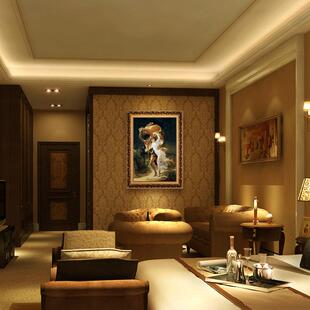 欧ss55式人物油画当与夏娃艺名画人体术裸美女玄关画过道卧油亚室