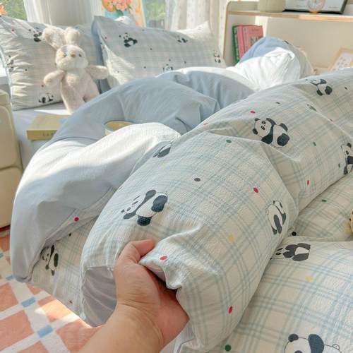 件A类母婴级超软水洗棉四件套床卡通套宿舍单三套床厂家直供品被