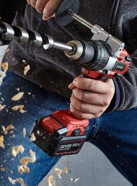 大2有（Dev多on）20V锂电锂无刷冲击钻58YTQ3功能工业级大扭力电