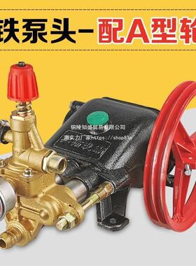 黑清洗配件熊猫5功8洗车机泵猫头55洗车高压68195水泵机头大率220